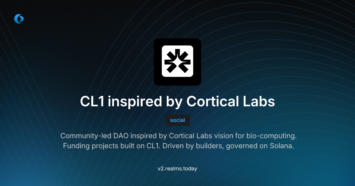 CL1 inspired by Cortical Labs | Realms