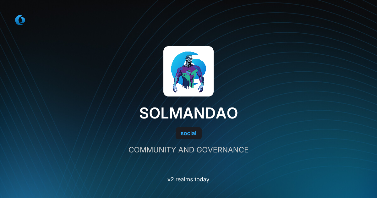 SOLMAN DAO | Realms