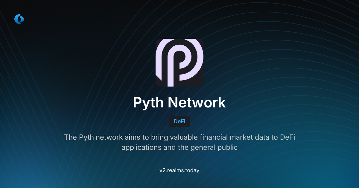 Pyth Governance | Realms